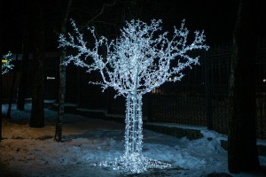 Световые деревья: магия света в вашем саду