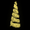 Световая конусная елка «Спираль со звездой» (2,7м) тепло белый