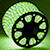 Светодиодный дюралайт трехжильный нарезка (36LED на 1м, 1м, 3W, круглый 13мм, чейзинг) зеленый