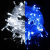 Светодиодная гирлянда бахрома (120LED, 3х0,70м) белый синий