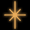Фигура из дюралайта «Полярная звезда» (110х150см, IP65, уличная) теплый белый