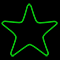 Световой подвес на деревья «Звезда» (55х55см, 56LED, IP65) зеленый